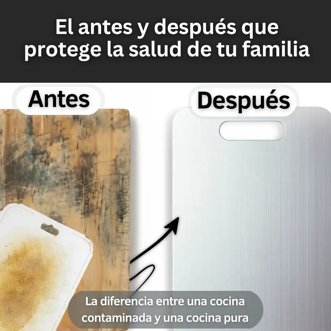 Titanio 100% Puro. Cocina sin bacterias ni tóxicos