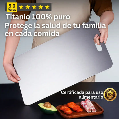 Titanio 100% Puro. Cocina sin bacterias ni tóxicos