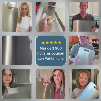 Titanio 100% Puro. Cocina sin bacterias ni tóxicos